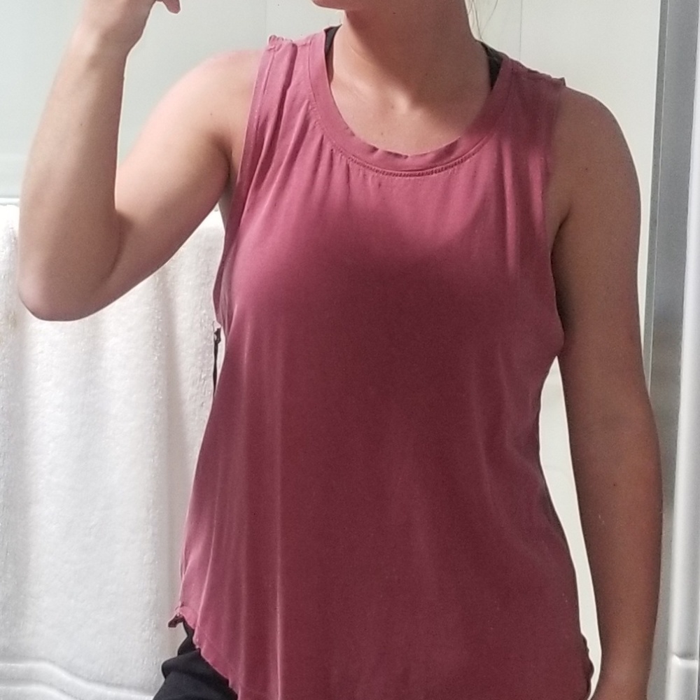 Mauve Muscle tank top
